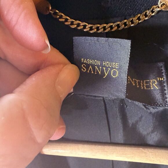 Nordstrom Classiques SZ L 100% Wool Vintage Women's Blazer Career Minimalist - Picture 12 of 13